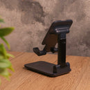 hoco Carry Folding desktop holder stand [PH29A] - Black [H]- ستاند مكتي - هوكو - لجميع الاجهزة