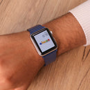 Viva Madrid Lavier Metal Watch Strap  - Blue - سير ساعة ابل ووتش - فيفا مدريد