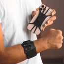 Green Detachable Sports Armband (4" - 6.8")[O] - حزام الذراع الرياضي - لجميع انواع الاجهزة