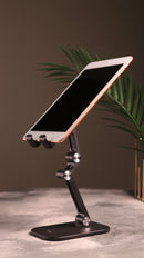 hoco Double Folding Desktop Stand [4.7"-13"] [PH34] - White [H]- ستاند مكتبي - هوكو - لجميع انواع الاجهزة