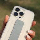 Uniq Hybrid Heldro Mount Series - Dove Matte Clear - كفر حماية عالية مع مغناطيس للسيارة ومسكة شريطة وخيط علاقة - يونيك