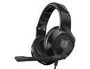 ONIKUMA K19 Wired Gaming Headset for PC, PS4, Switch, Xbox & Mobile - Black [H] - سماعة رأس - للالعاب