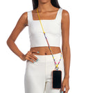 Happy-Nes - Easy Phone Strap - Plum Adjustable Strap - خيط علاقة - صناعة يدوية تركية