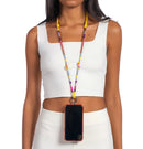 Happy-Nes - Easy Phone Strap - Plum Adjustable Strap - خيط علاقة - صناعة يدوية تركية