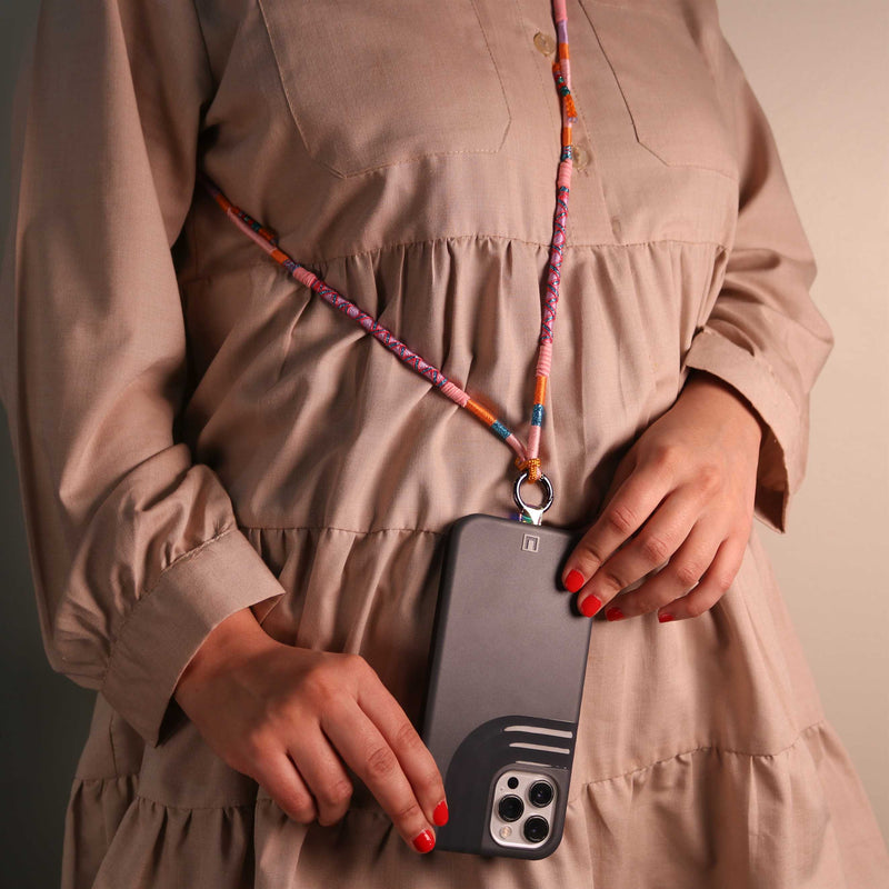 Happy-Nes - Easy Phone Strap - Breeze Adjustable Strap - With or Without Case - خيط علاقة - صناعة يدوية تركية - يمكنكم اختيار مع كفر او بدون كفر فقط خيط علاقة