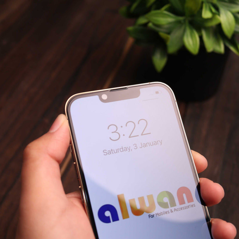 Liberty Guard Privacy screen Protector - حماية شاشة سوداء - خصوصية برايفسي - لجميع اطراف الجهاز - مع عدة التركيب - مقاومة للغبار والاتربة
