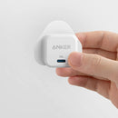 Anker PowerPort III 20W Cube - White شاحن حائط تايب سي - انكر - قوة 20 واط - كفالة 18 شهر