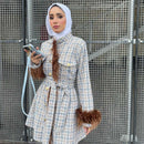 Sky Blue Leather Case with Grip, Card Slot and Strap Lanyard - كفر جلد مع مسكة ومحفظة للبطاقات والنقود وخيط سلسة علاقة