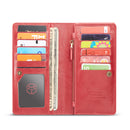 CaseMe 012 - Red - محفظة للهاتف والبطاقات والنقود - لجميع انواع الاجهزة