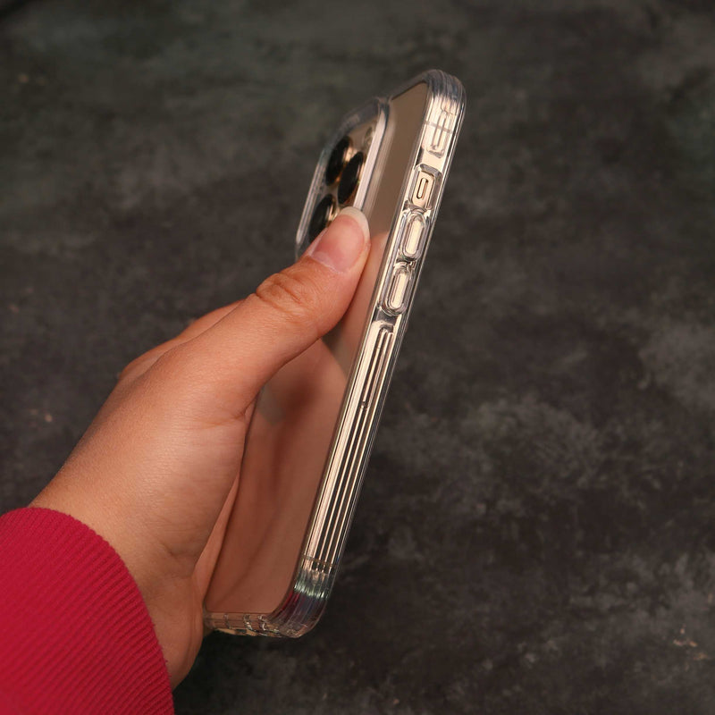 Uniq Hybrid Combat Case - Crystal Clear - iPhone 14/14 Plus/14 Pro/14 Pro MAX - كفر حماية عالية - يونيك