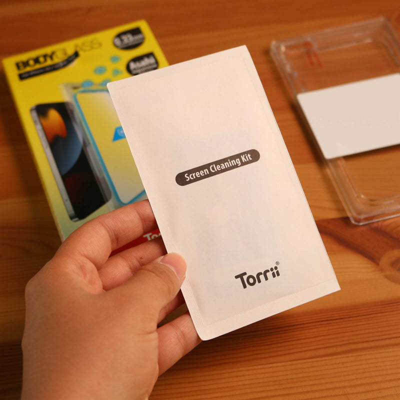Torrii BODYGLASS Screen Protector Anti-bacterial Coating for iPhone - Clear - حماية شاشة شفافة - توري - مقاومة للخدش والبكتيريا