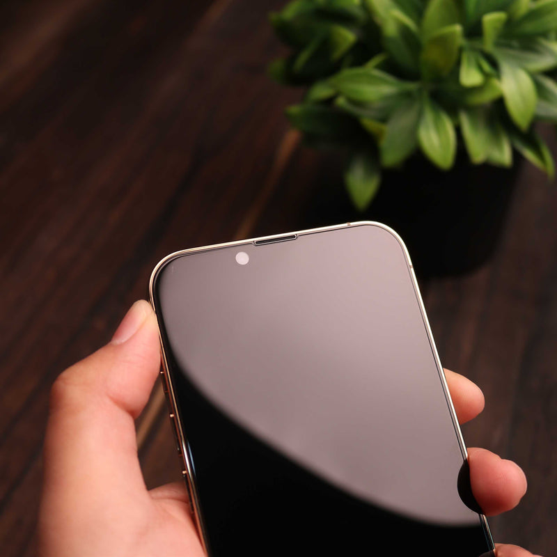 Liberty Guard Privacy screen Protector - حماية شاشة سوداء - خصوصية برايفسي - لجميع اطراف الجهاز - مع عدة التركيب - مقاومة للغبار والاتربة