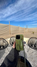 Light Green Leather Case with Grip, Card Slot and Strap Lanyard - كفر جلد مع مسكة ومحفظة للبطاقات والنقود وخيط سلسة علاقة