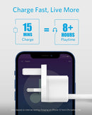 Anker PowerPort III 20W Cube - White شاحن حائط تايب سي - انكر - قوة 20 واط - كفالة 18 شهر