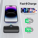 iWalk Link Me Plus Pocket Battery 4800 mAh for iPhone - Black [A]- بطارية متنقلة - مع شاحن ايفون - كفالة 24 شهر