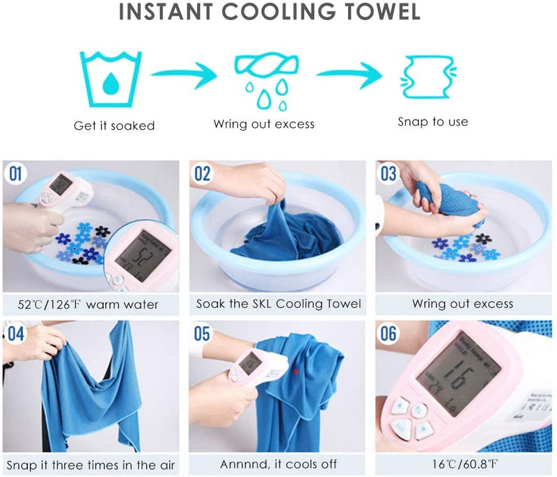Staycool ICE Towel - Dark Blue[V] -فوطة باردة