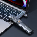 Baseus Orange Dot Wireless Presenter (Red Laser) Wireles Presenter - مؤشر ليزر - للعروض التقديمية - البرزنتيشن - مناسب لجميع انواع الاجهزة والايبادات