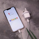 Anker PowerPort III 20W Cube - White شاحن حائط تايب سي - انكر - قوة 20 واط - كفالة 18 شهر