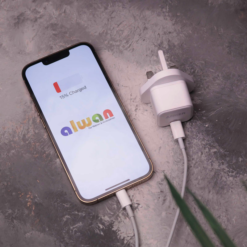 Anker PowerPort III 20W Cube - White شاحن حائط تايب سي - انكر - قوة 20 واط - كفالة 18 شهر