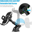 WixGear Dashboard Car Mount with Telescopic Arm [D] - ستاند سيارة - ويكس جير - على ديكور السيارة
