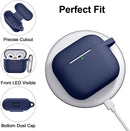 Devia Naked Silicone Case For AirPods 3 - 2021 - Blue - كفر حماية سماعة ابل ايربودز 3