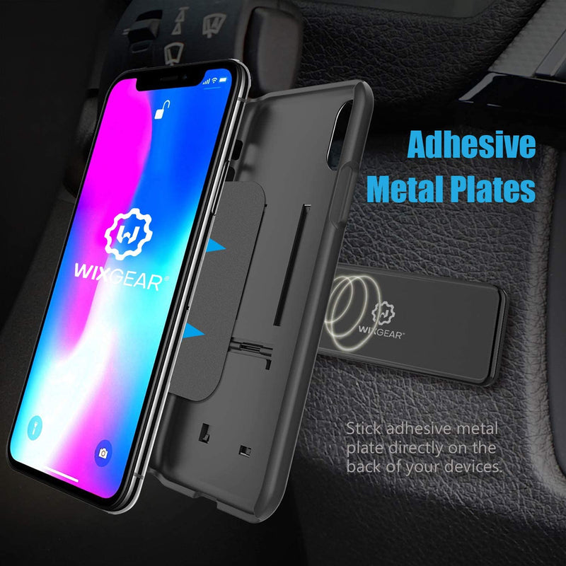 WixGear Rectangle Flat Magnetic Stick On Car Mount - ستاند سيارة مغناطيس - ويكس جير