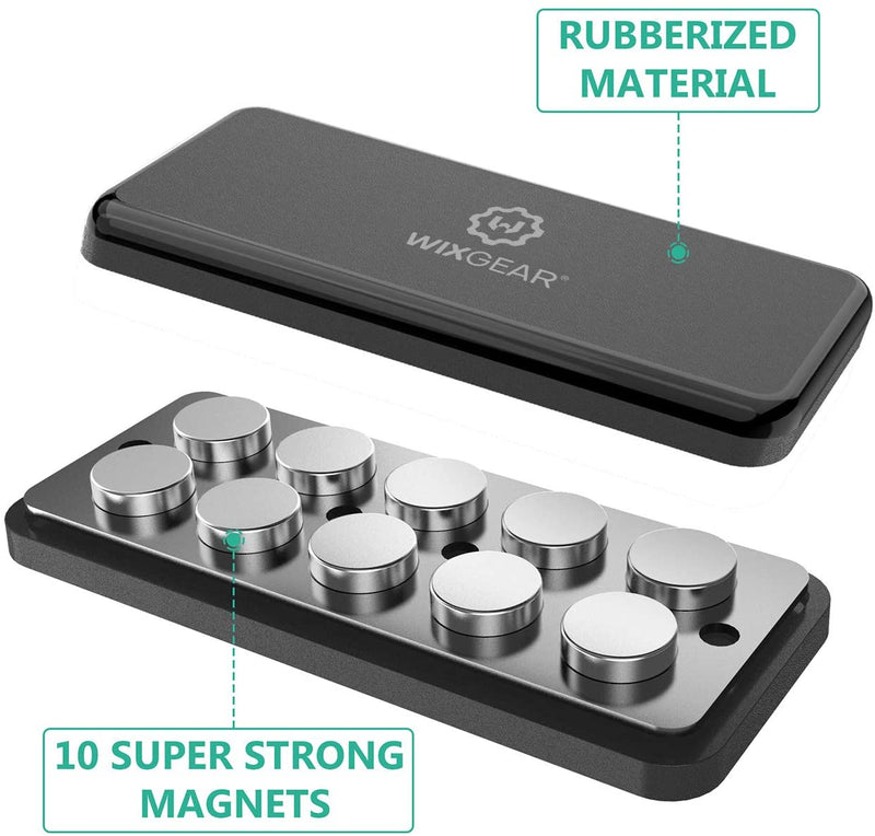 WixGear Rectangle Flat Magnetic Stick On Car Mount - ستاند سيارة مغناطيس - ويكس جير