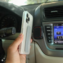 Uniq Hybrid Heldro Mount Series - Dove Matte Clear - كفر حماية عالية مع مغناطيس للسيارة ومسكة شريطة وخيط علاقة - يونيك