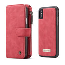 CaseMe 007 - Red - كفر ومحفظة للبطاقات والنقود