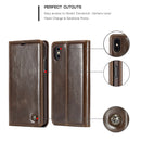 CaseMe 003 - Wallet - Brown - كفر محفظة وبطاقات