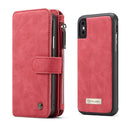 CaseMe 007 - Red - كفر ومحفظة للبطاقات والنقود