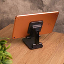 hoco Carry Folding desktop holder stand [PH29A] - Black [H]- ستاند مكتي - هوكو - لجميع الاجهزة