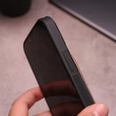 Crocodile Leather Case with Card Slot and Stand - Brown -  كفر جلد مع محفظة للبطاقات والنقود وستاند