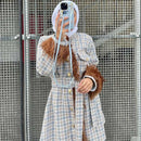 Sky Blue Leather Case with Grip, Card Slot and Strap Lanyard - كفر جلد مع مسكة ومحفظة للبطاقات والنقود وخيط سلسة علاقة