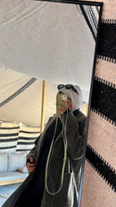 Light Green Leather Case with Grip, Card Slot and Strap Lanyard - كفر جلد مع مسكة ومحفظة للبطاقات والنقود وخيط سلسة علاقة