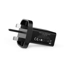 Anker PowerPort 24W - 2 Port IQ - Black - شاحن حائط - انكر - منفذين للشحن الذكي - كفالة 18 شهر