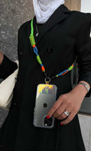 Happy-Nes - Active Phone Strap - Vesuvius Strap - With or Without Case - خيط علاقة - صناعة يدوية تركية - يمكنكم اختيار مع كفر او بدون كفر فقط خيط علاقة