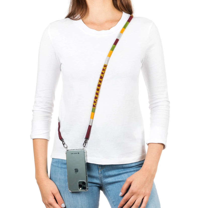 Happy-Nes - The Original Phone Strap - City Of Berlin Strap - With or Without Case - خيط علاقة - صناعة يدوية تركية - يمكنكم اختيار مع كفر او بدون كفر فقط خيط علاقة