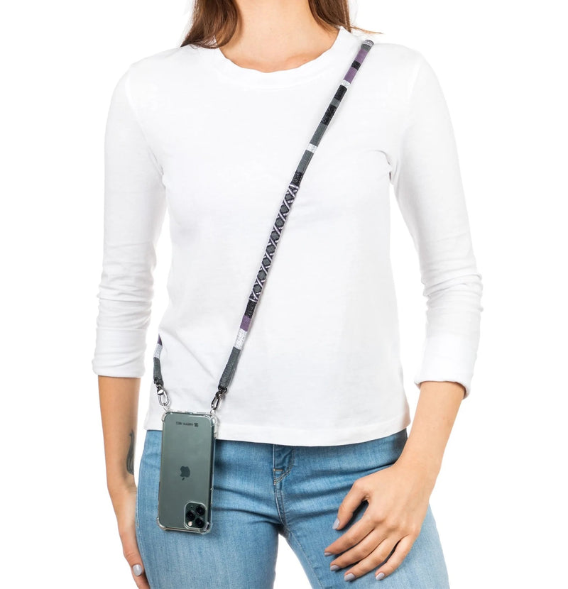Happy-Nes - The Original Phone Strap - Shiny Oreo Strap - With or Without Case - خيط علاقة - صناعة يدوية تركية - يمكنكم اختيار مع كفر او بدون كفر فقط خيط علاقة