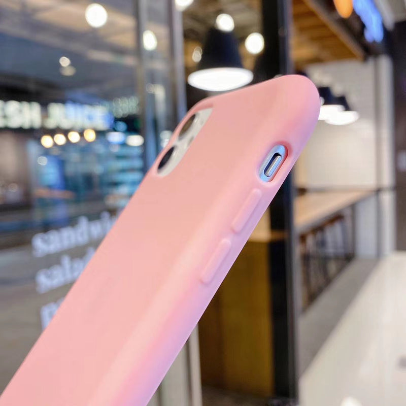 Pink Lanyard Strap Case - كفر مع خيط علاقة