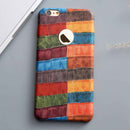 Colorful Crocodile Grid Leather Case