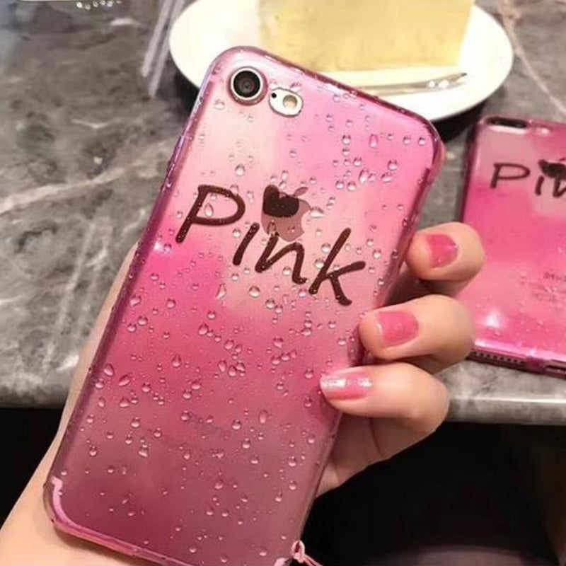 Pink Transparent Case