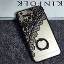 Dantel Case with Ring (Black/White/Pink)