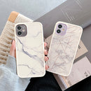 Off-White Marble Case with and Camera Lens Protection