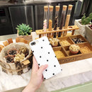 White Small Black Hearts Case