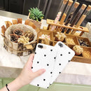 White Small Black Hearts Case