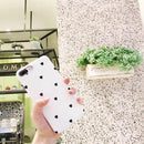 White Small Black Hearts Case