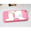Pink Minnie Case Semi Transparent - شبه شفاف