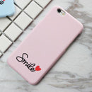 Smile Case with Hearts - Pink