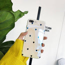 White Small Black Hearts Case